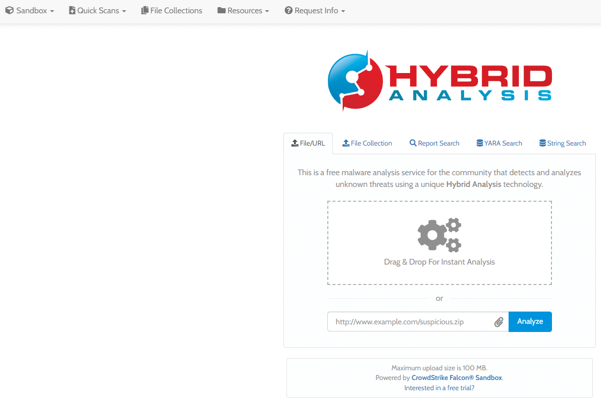 hybrid analysis