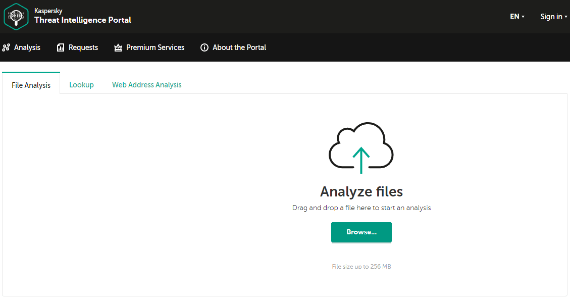 kaspersky threat intelligence portal