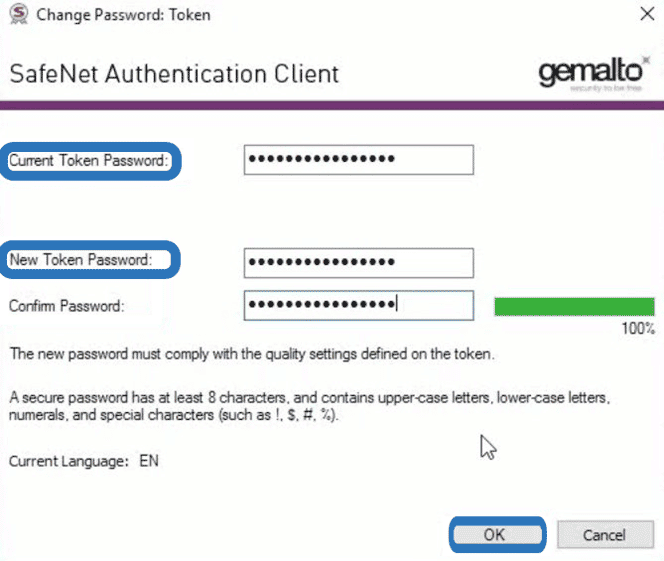 safernet change password window