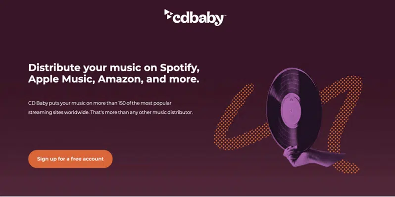 cdbaby landing page cta