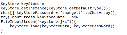 how to store ssl in your key store file