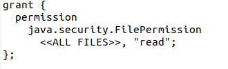 java security manager policy example