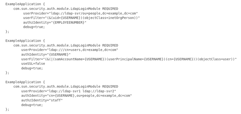 oracles class ldaploginmodule