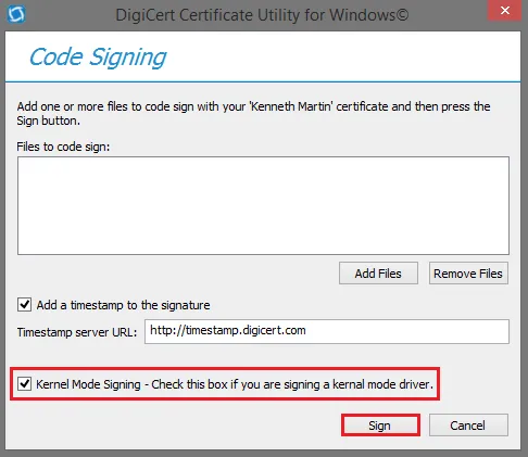 DigiCert Code Signing Utility Tool - CodeSigningStore