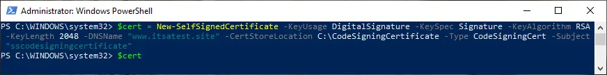 PowerShell: How to Create a Self-Signed Code Signing Certificate With a ...