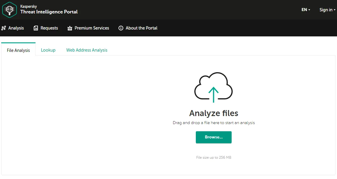 kaspersky threat intelligence portal